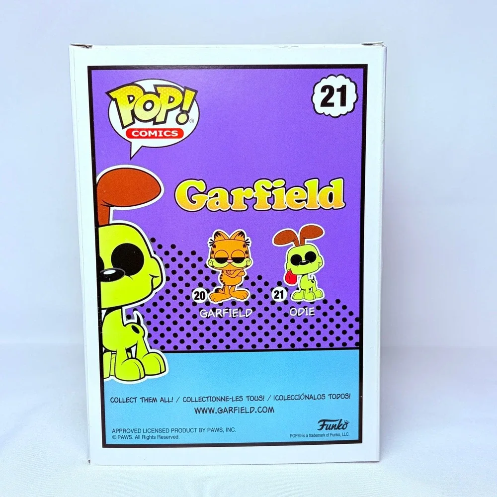 Funko Pop Comics Garfield Odie 21 Yellow Vinyl Figure Collectible Toy